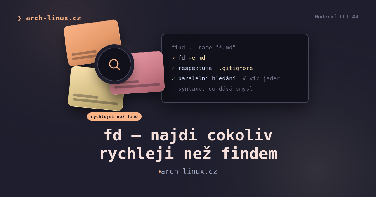 fd hledá markdown soubory