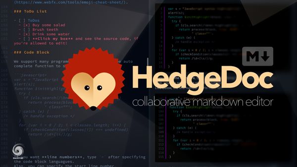 HedgeDoc na OSCloud